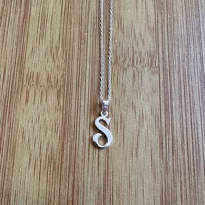 “S” Initial Necklace